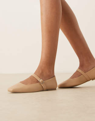 Asos Design Lottie Mary Jane Ballet Flats