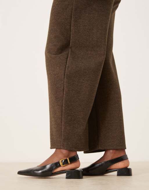 ASOS DESIGN - Lotto - Ballerine nere con cinturino posteriore, 4 di 4