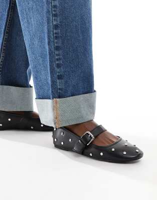  Lou studded Mary Jane ballet 