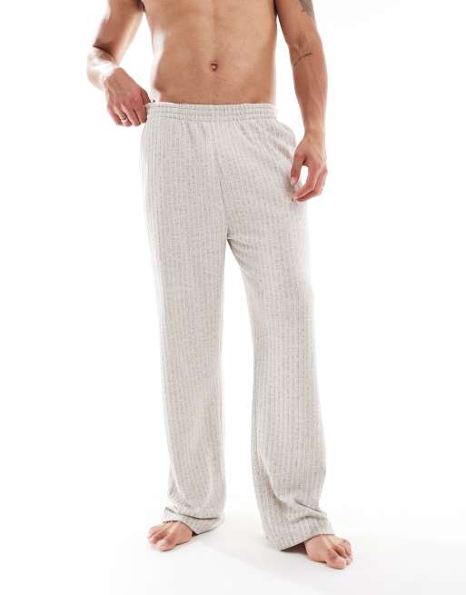 ASOS DESIGN lounge bottom in stone texture