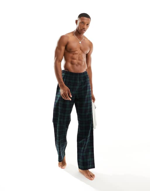 Regular Fit Pyjama - Black/Checked - Men