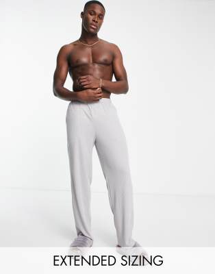 ASOS DESIGN lounge bottoms in grey waffle - ASOS Price Checker