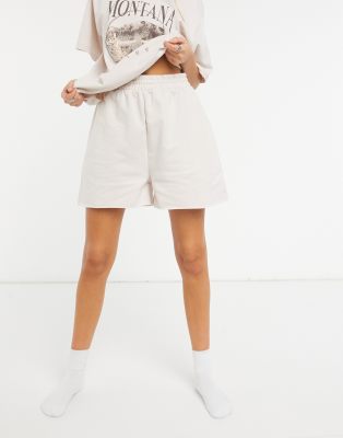 high rise jogger shorts