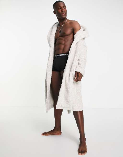 Mens fluffy dressing gown asos hotsell