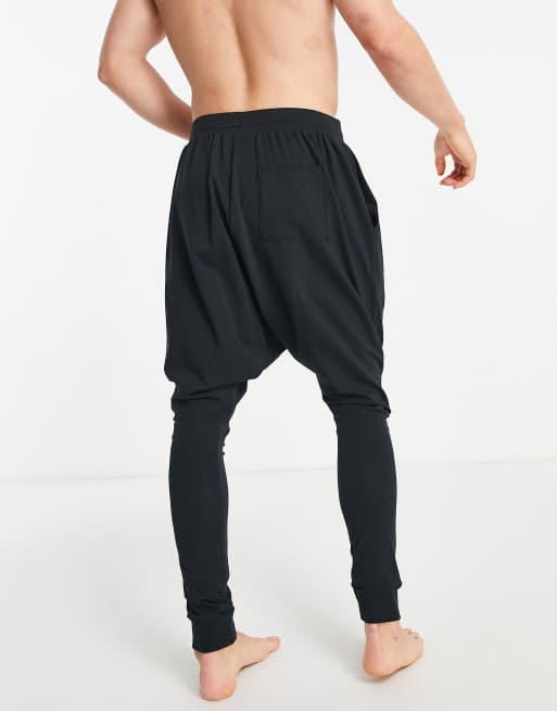 Asos drop crotch cheap joggers with ruched detail