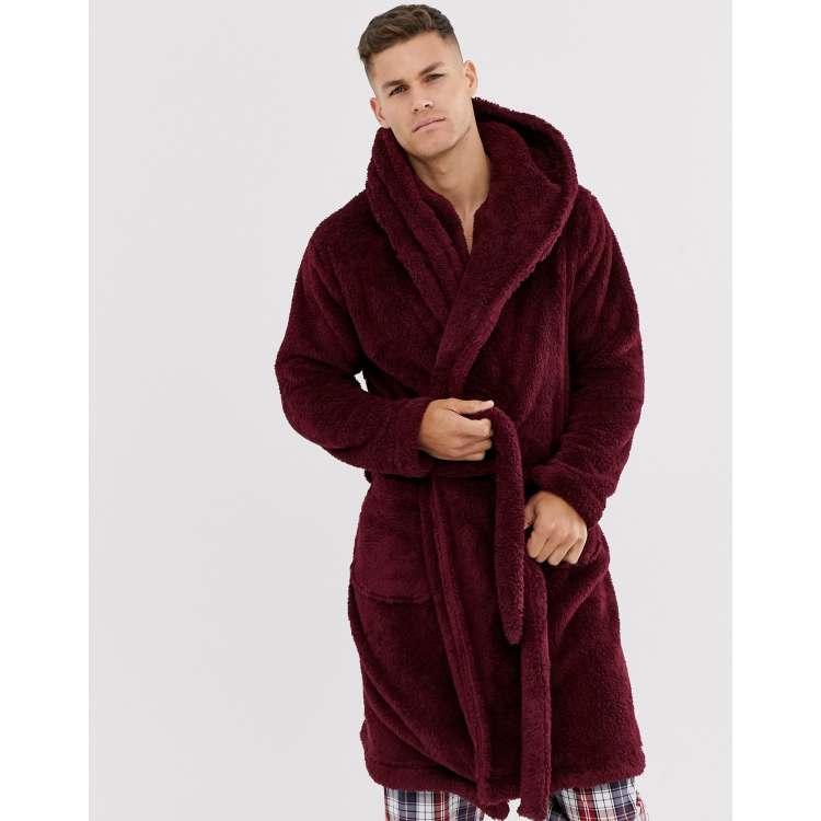 Mens fluffy dressing gown cheap asos