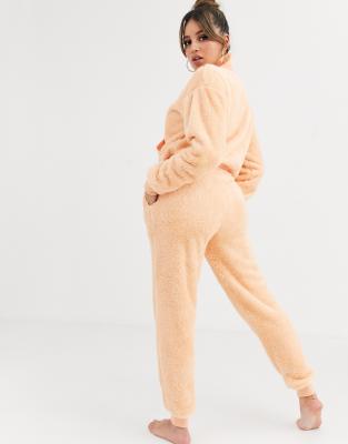 fluffy jogger set