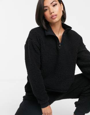 funnel neck zip up