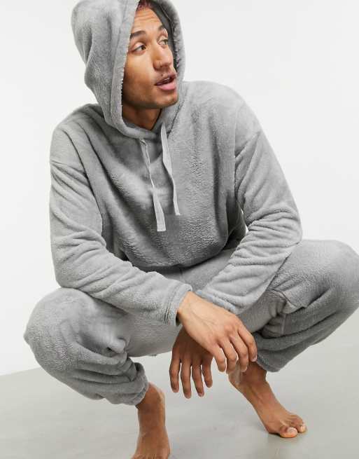 Fleece cheap pyjama hoodie