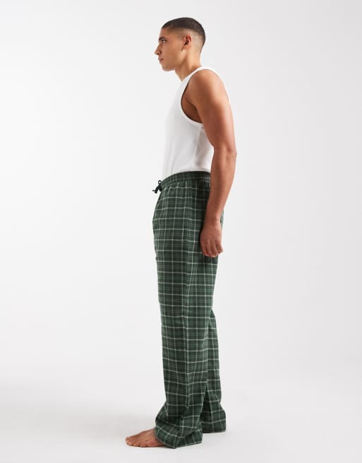 ASOS DESIGN – Lounge-Hose in Grün kariert, 3 von 4