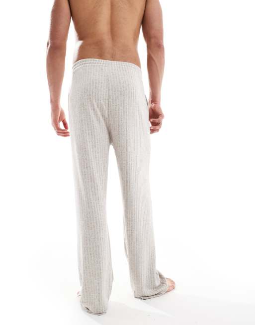 ASOS DESIGN – Lounge-Hosen in Steinbeige mit Strukturmuster, 3 von 4