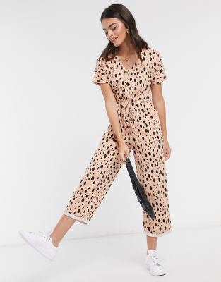 asos animal print jumpsuit