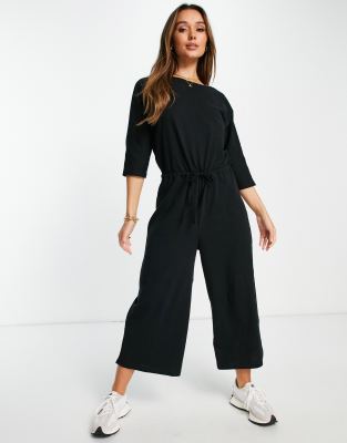 asos black and white jumpsuit