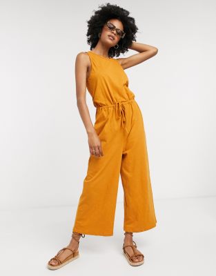 sleeveless casual jumpsuit