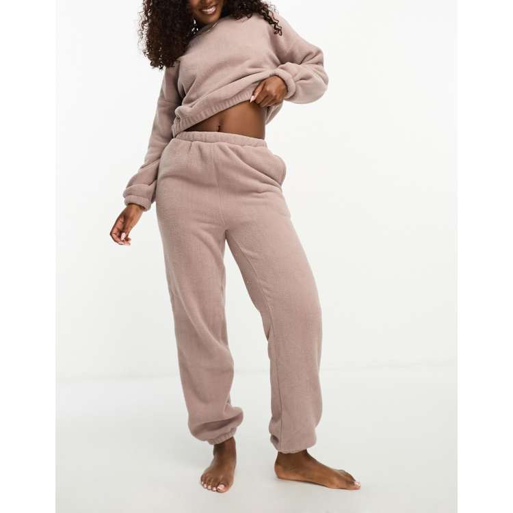 Soft Waffle Pajama Trousers - Mink – Lounge Underwear