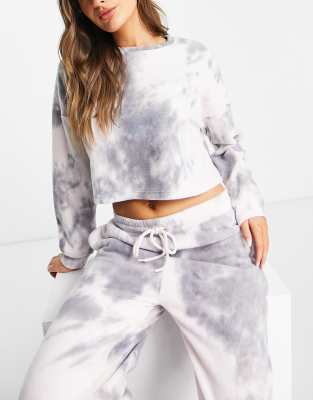 tie dye sweat and jogger set