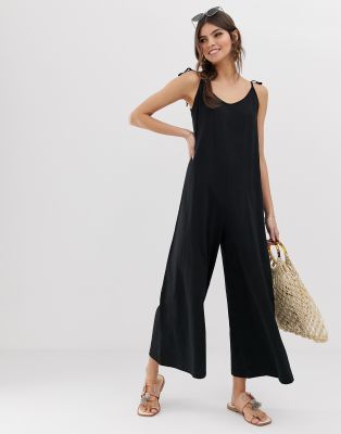 back tie jumpsuit