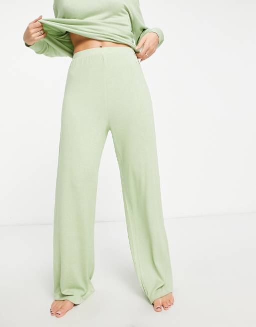 Wide leg pants sage  Trendy Pants - Lush Fashion Lounge