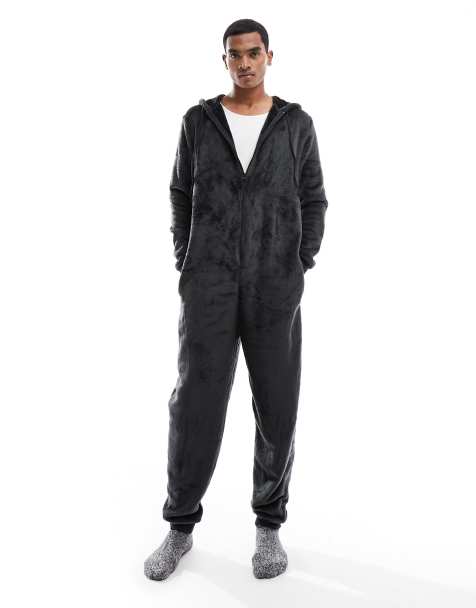 The Big Softy - Adult Onesie Pajamas for Women, Teddy Fleece Womens Onesie  Pajamas, Fuzzy Pajama Onesies for Women, Teens PJs, Grey, Small :  : Clothing, Shoes & Accessories