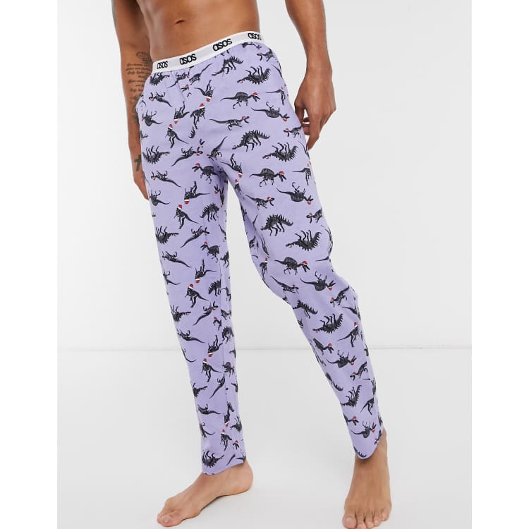 ASOS DESIGN christmas lounge pyjama bottoms with The Grinch print