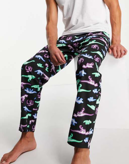 ASOS DESIGN lounge pajama bottoms in space print