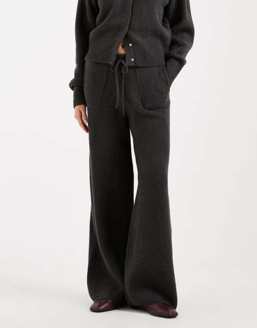 ASOS DESIGN lounge pants in charcoal - part of a set, 2 of 5