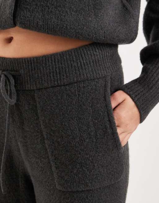 ASOS DESIGN lounge pants in charcoal - part of a set, 5 of 5