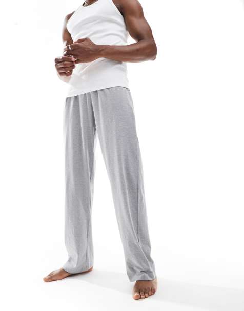 ASOS DESIGN lounge pants in gray heather jersey - view 1