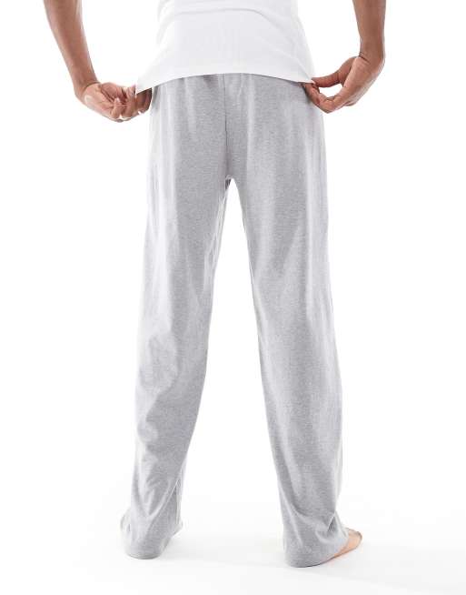 ASOS DESIGN lounge pants in grey marl jersey - LGREY, 4 of 4