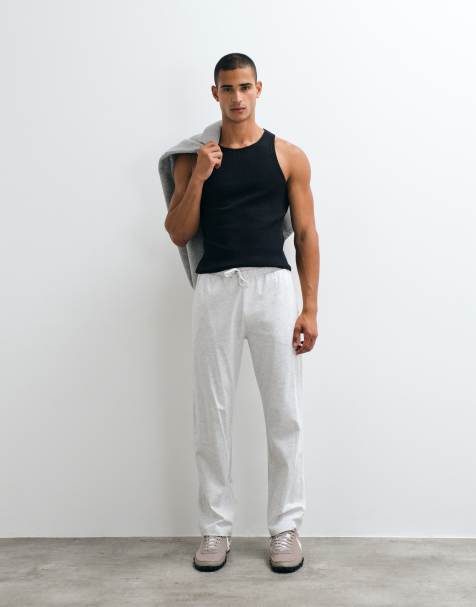 ASOS DESIGN lounge pants in ice grey marl - view 1