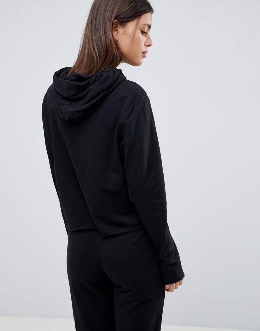 ASOS DESIGN lounge raw edge hoodie, 2 of 4