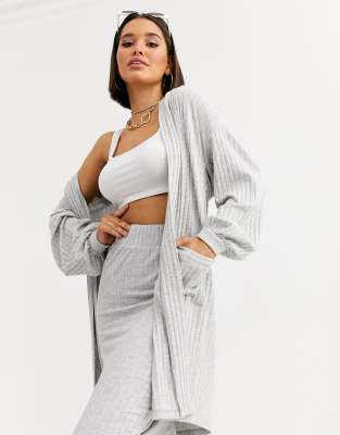 asos design lounge premium oversized cardigan
