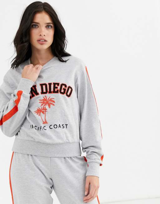 ASOS DESIGN lounge San Diego sweater and jogger, 2 of 3