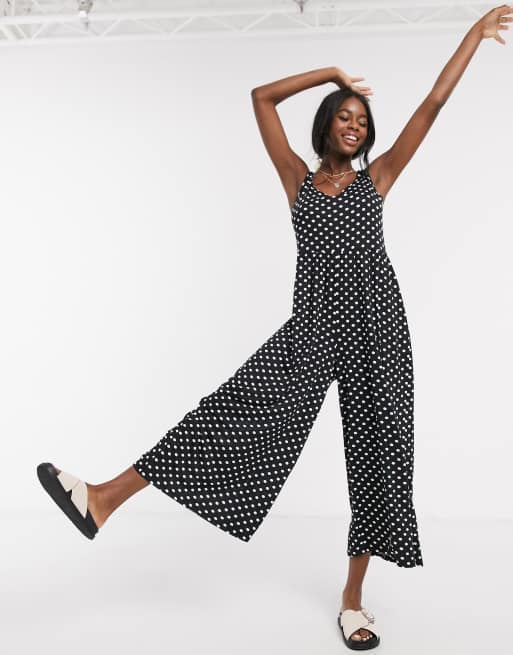 Asos polka store dot jumpsuit