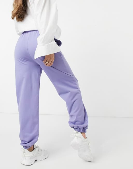 ASOS DESIGN lounge set super oversized sweatpants in blue ASOS