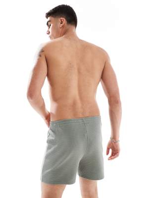 Asos Design Lounge Short In Gray