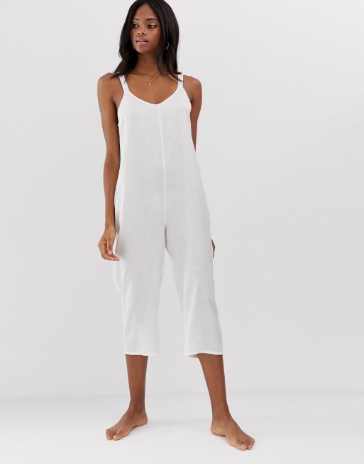 Soft store linen overalls