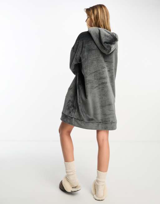 Fleece 2025 lounge dress