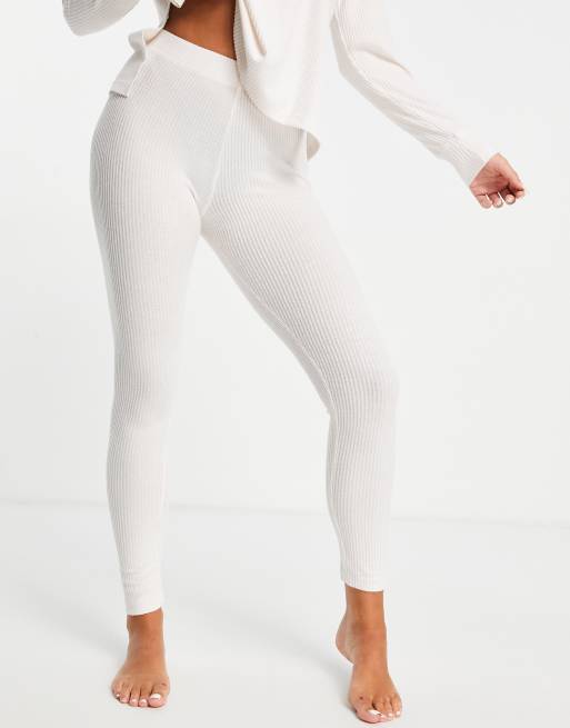 ASOS DESIGN supersoft leggings with drawcord