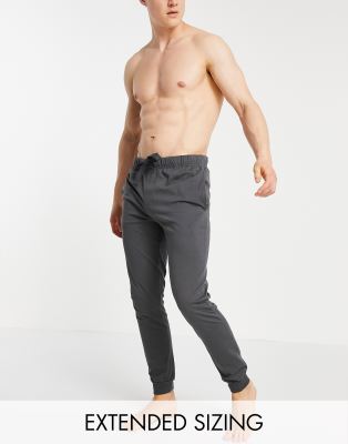 Asos Design Lounge Sweatpants In Washed Black