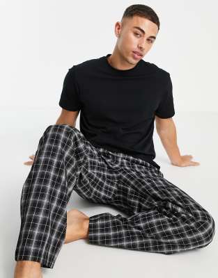 mens pajama jogger set