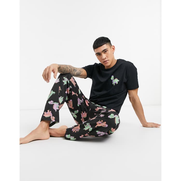 Mens dinosaur pyjama discount bottoms