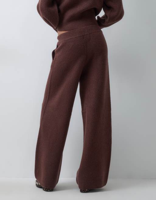ASOS DESIGN lounge trouser co-ord in chocolate, 4 of 5