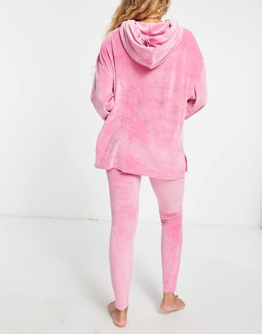 Flamingo Pink 3D Hoodie Legging Set Combo  Leggings hoodie, Hoodie set,  Rose leggings