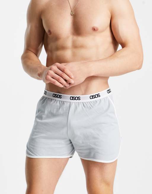 ASOS DESIGN - Loungeshort in hardloopmodel in lichtblauw