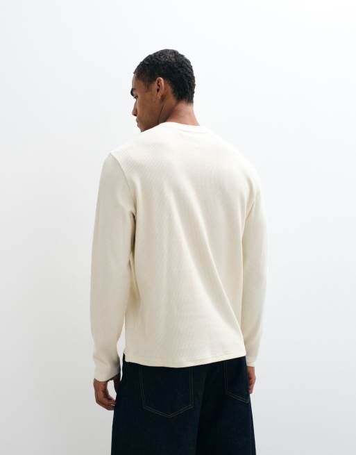 ASOS DESIGN loungewear set in white and blue, 5 of 5