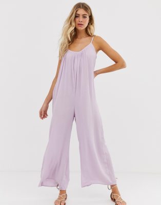 ASOS DESIGN low back jumpsuit in crinkle | ASOS