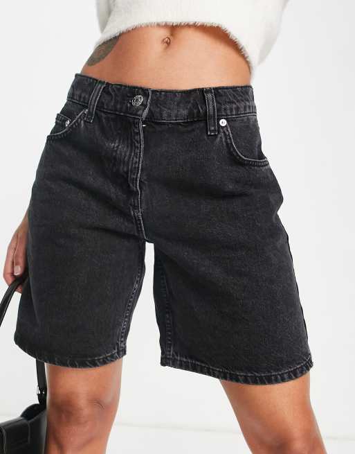 Express Editor Mid Rise Skinny Pant Black Women's 10 Short