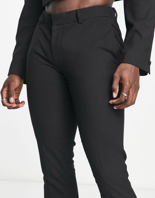 slim fit dress slacks Everyday Flared Pants Black main image 0