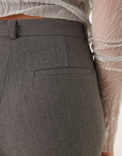 ASOS DESIGN low rise tailored pants in gray, 5 of 5